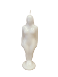 FIGURA DE CERA MUJER BLANCA FV29