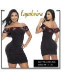 VESTIDO CAPOHEIRA REF VE2253 NEGRO