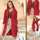 GABARDINA ROJA PARA DAMA REF. M342